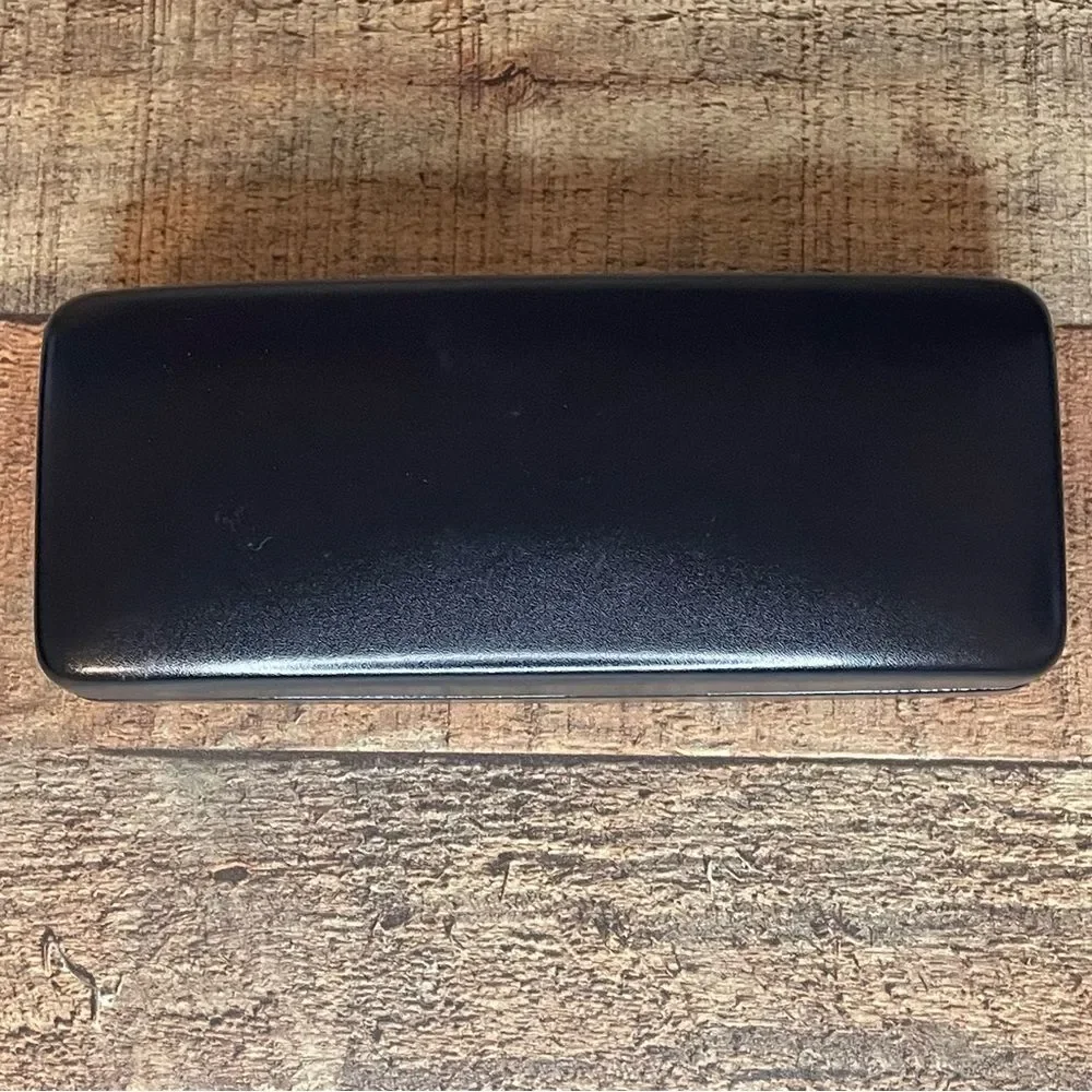 Ralph Lauren Black Eyeglasses Case Hard Clamshell Glasses Rectangle 6.75” x2.5”